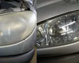 Przed i po: jak wypolerować lampy samochodowe, by znów lśniły jak nowe.