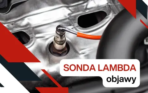 Sonda lambda w samochodzie, jej objawy awarii to m.in. nierówna praca silnika, zwiększone spalanie.