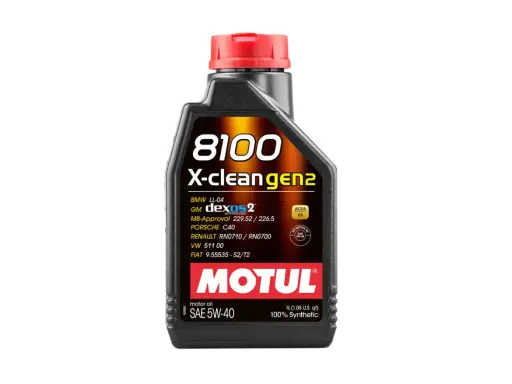 Olej Motul 8100 X-clean gen2 SAE 5W-40, spełniający normę ACEA C3, to syntetyczny olej do nowoczesnych silników.