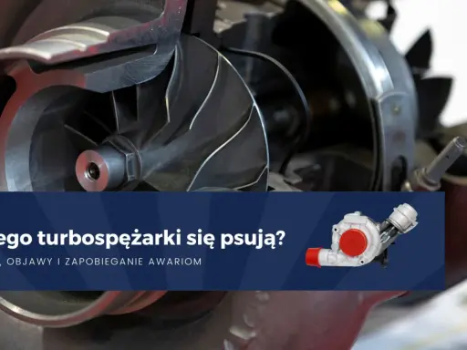 Widok przekroju turbiny w samochodzie. Dowiedz się, dlaczego turbosprężarki się psują i jak temu zapobiec.