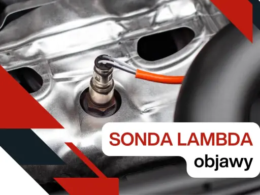 Sonda lambda w samochodzie, jej objawy awarii to m.in. nierówna praca silnika, zwiększone spalanie.