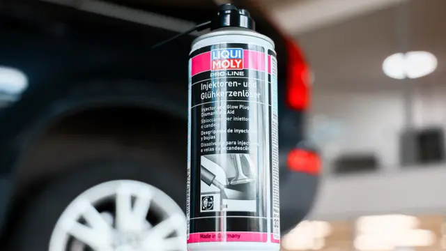 Puszka preparatu do czyszczenia wtryskiwaczy diesel i świec żarowych Liqui Moly.