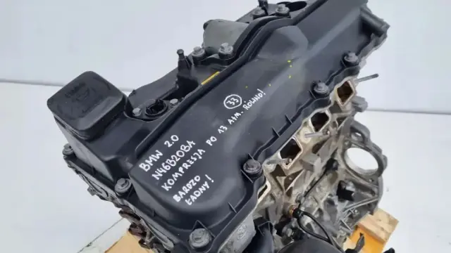 Silnik benzynowy BMW 2.0 N46B20BA, z kompresją po 13 atm. Bardzo ładny!