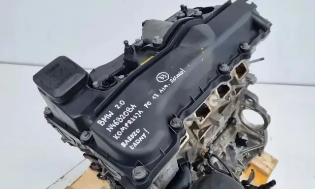 Silnik benzynowy BMW 2.0 N46B20BA, z kompresją po 13 atm. Bardzo ładny!