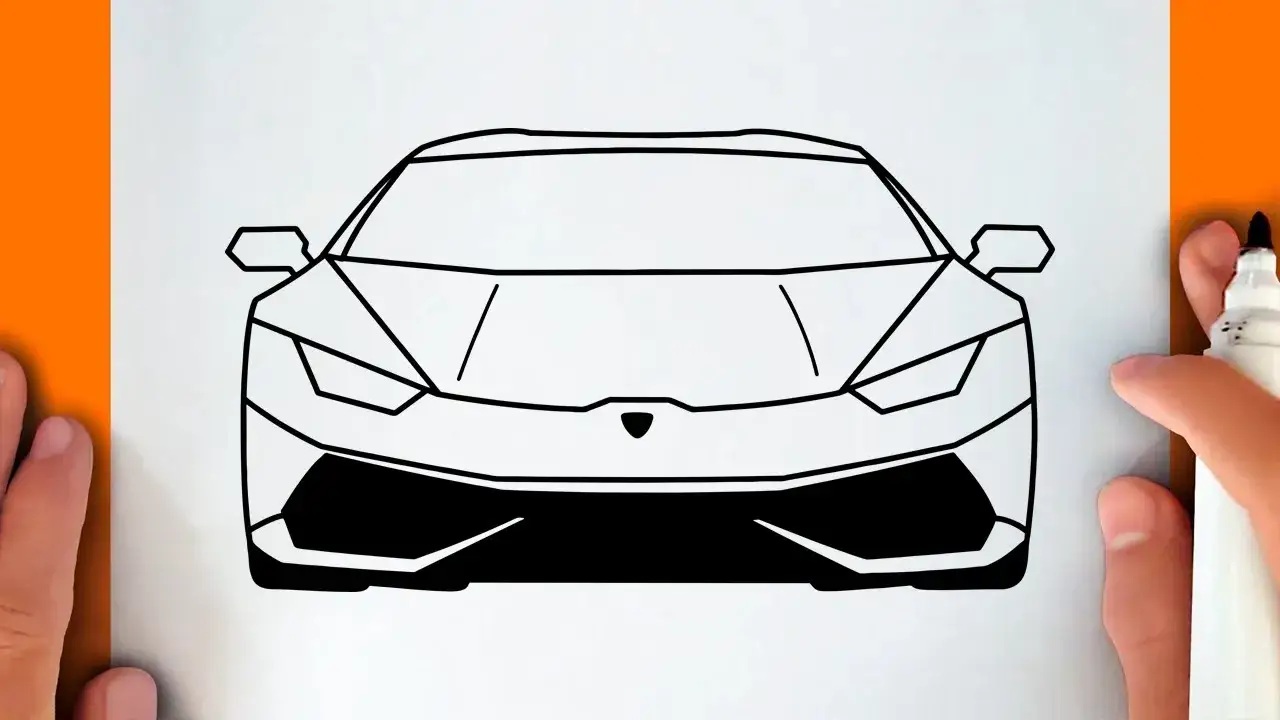 r&oacute;żne modele Lamborghini do narysowania