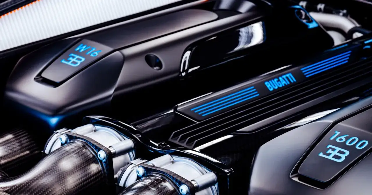 Bugatti Chiron Super Sport serwis silnik W16