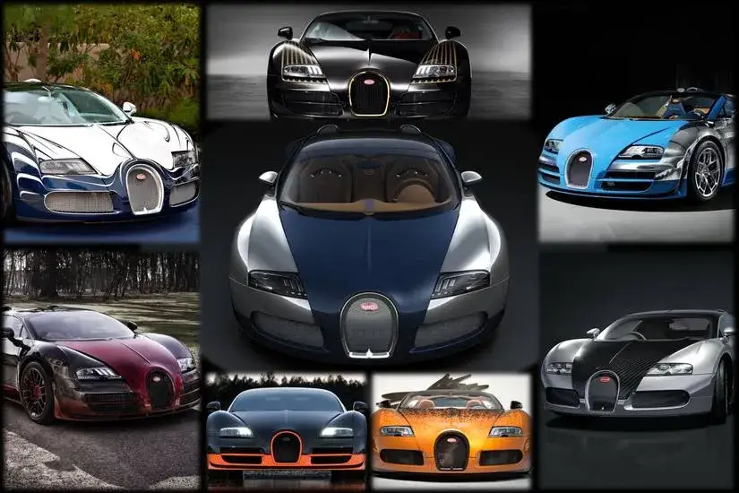 Bugatti Veyron różne wersje